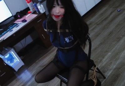 【禾一原创】微剧 任务失败被紧缚放置 双重堵嘴~