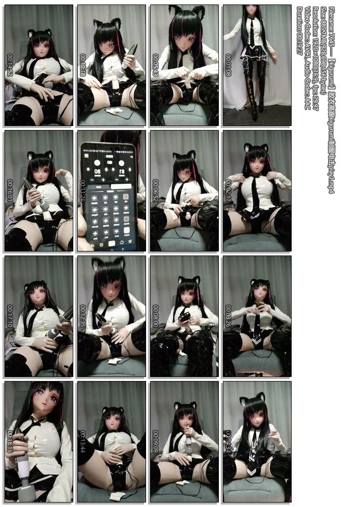 7645----【kigurumi】胶衣高跟kigurumi制服电击play1.jpg