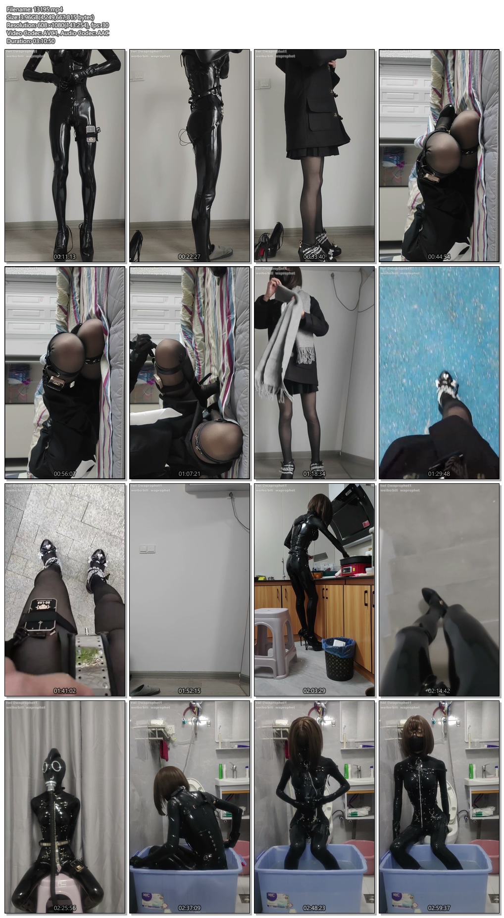 13195----【waprophet】胶衣24小时，身穿胶衣全天记录，胶衣睡觉 外出 呼吸面具 粘液泡澡.jpg