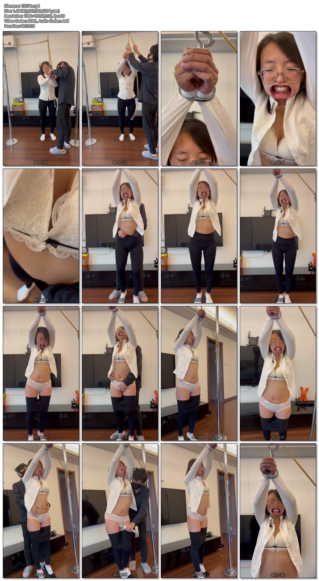 15574----【麦子呀】手铐被挂，医用开口器，脚尖挨地，痛苦30分钟.jpg