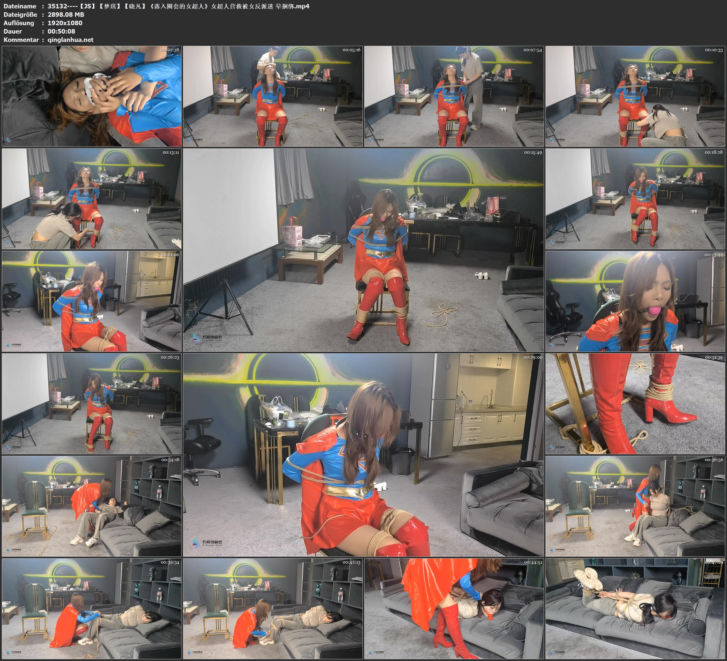 35132----【JS】【梦琪】【晓凡】《落入圈套的女超人》女超人营救被女反派迷 晕捆绑.jpg