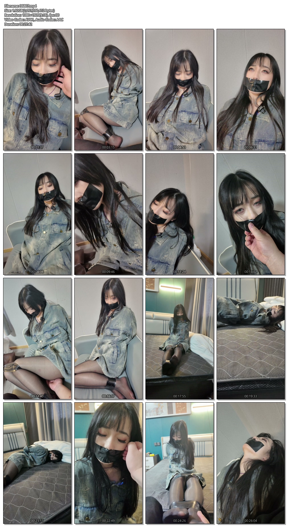 36807----【Chrisgag】欲求不满的黑丝妹妹又让把她捆起来 胶带捆绑封嘴手动墙糕.jpg