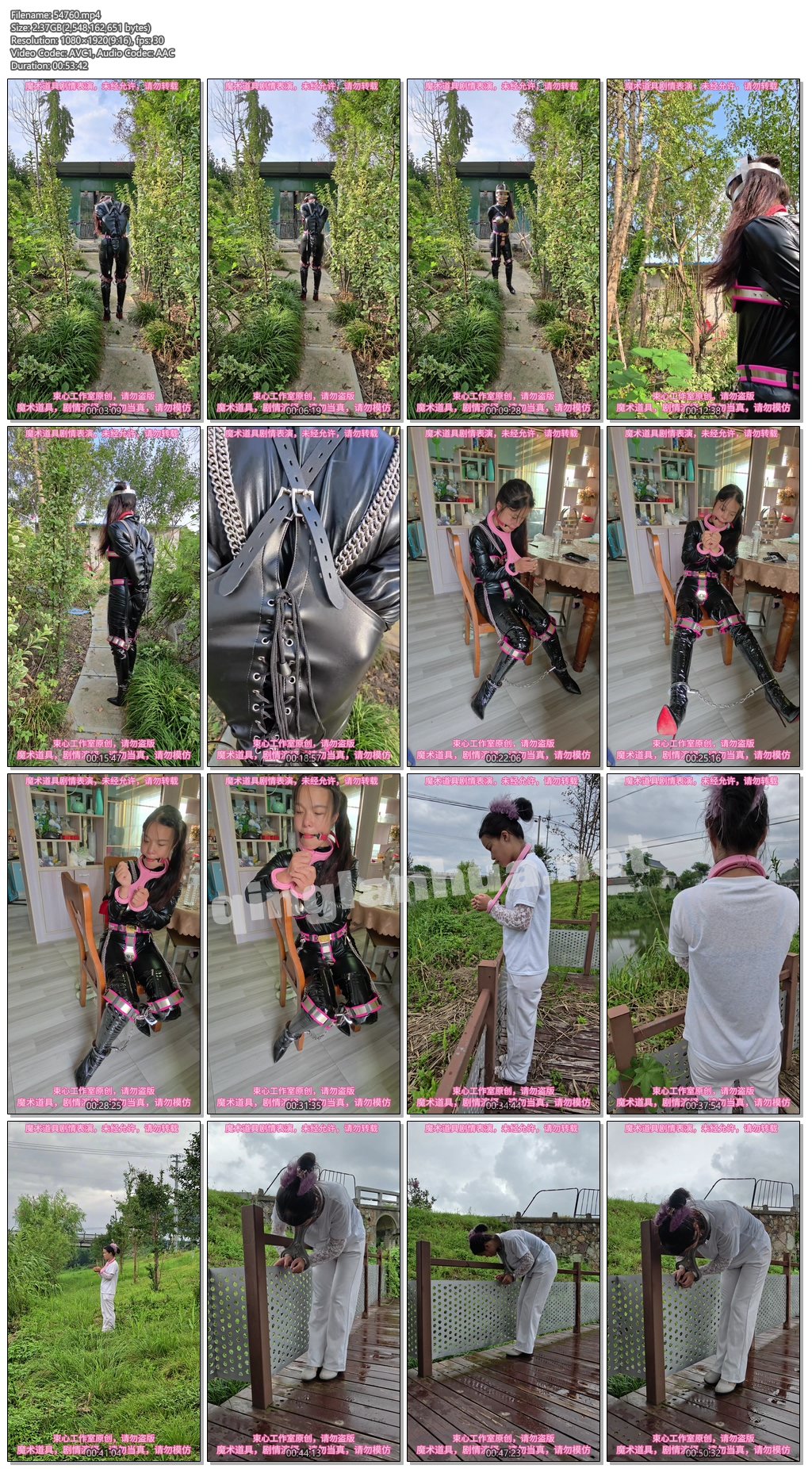 54760----【束心工作室】星尘贞操带套装，12厘米高跟靴，后手套，口球，头笼，颈手枷.jpg