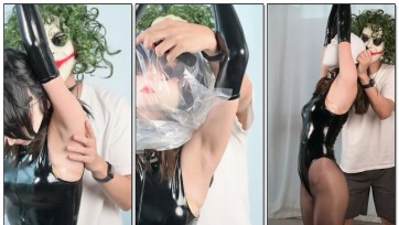 【小丑】Kigurumi黑丝高叉长靴女娃娃，被拘束呼控N多次，终于在震动玩具按摩下jue'le'tigurumi黑丝高叉长靴女娃娃，被拘束呼控N多次，终于在震动玩具按摩下决了堤！