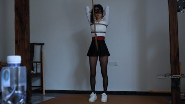【路由紧缚】1分钟简缚 股绳吊 强制踮脚尖