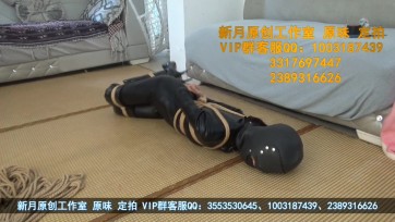 【新月原创】【琳媚】长靴皮衣女侠脱缚挑战【五】身段极品 高马尾皮衣反差极大 TD+长靴和超紧捆绑是绝配