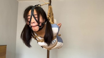【玩奴原创】真实约绑意外，超级吊缚下的妹子直接无法呼吸到气绝，绝望的妹子与慌乱的博主！