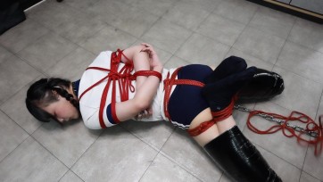 【lemon】拘束バルーン口枷電マ責め